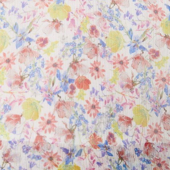 Lightweight Floral Print Tiered Chiffon Tank - XS - Picture 6 of 7